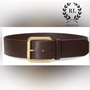 Women’s Lauren Ralph Lauren 2” Vachetta Wide Leather Belt Sz S | 32 in